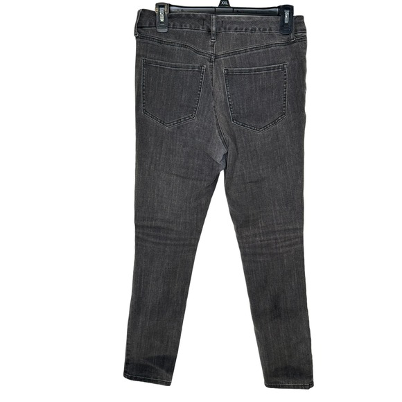 Express Women's Jeans Skinny Mid-Rise Ultra Hyper Stretch Denim Gray Size Medium - Picture 11 of 11